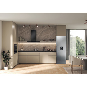 Whirlpool Kombinirani hladnjak Samostojeći WB70I 932 X AQUA Optički Inox 2 doors Lifestyle frontal