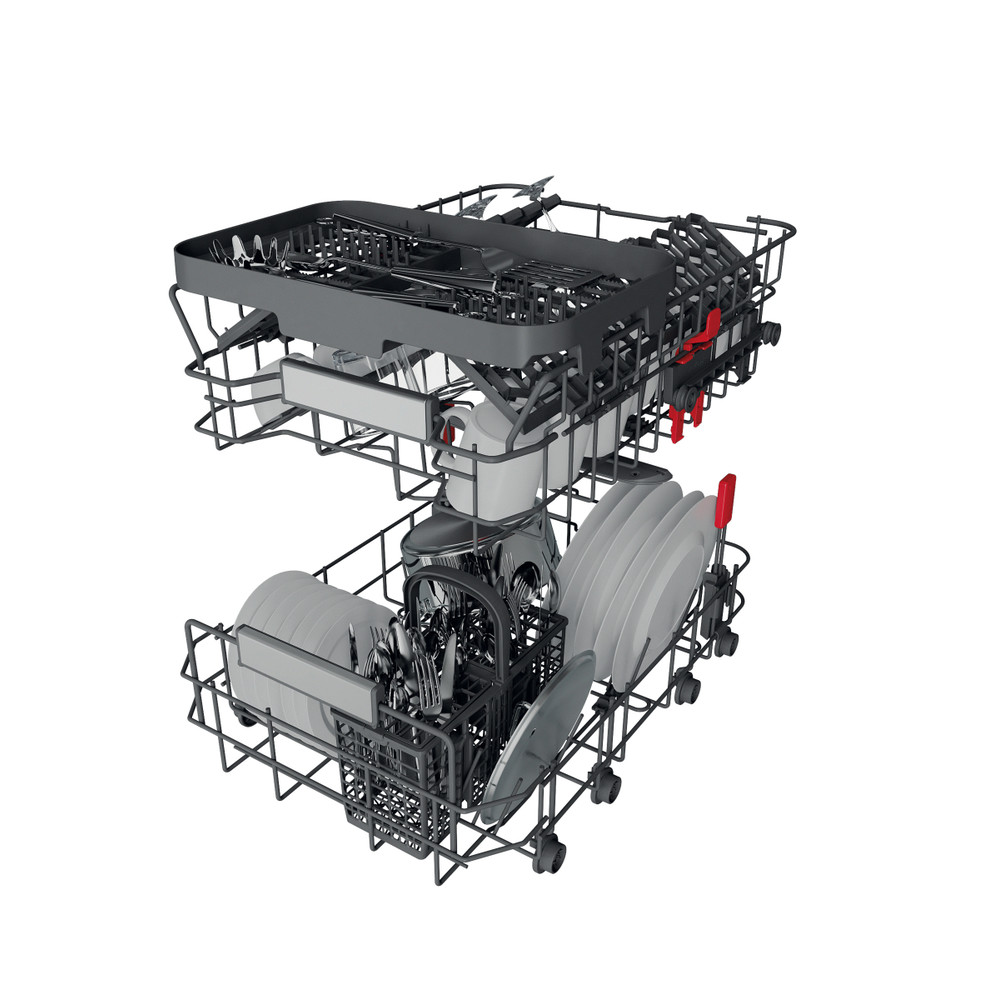 Whirlpool Maşină de spălat vase Încorporabil WSIO 3T223 PCE X Full-integrated E Technical Translucent
