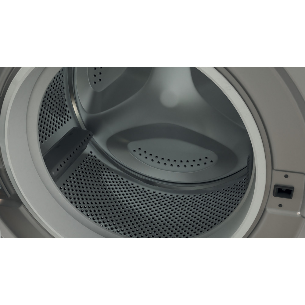 Indesit Washing machine Free-standing BWE 91496X SV UK Silver Front loader A Drum