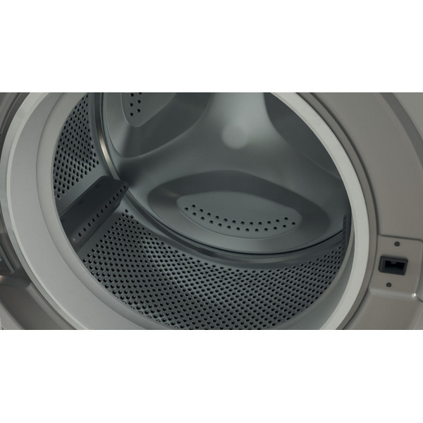 Indesit Washing machine Free-standing BWE 91496X SV UK Silver Front loader A Drum