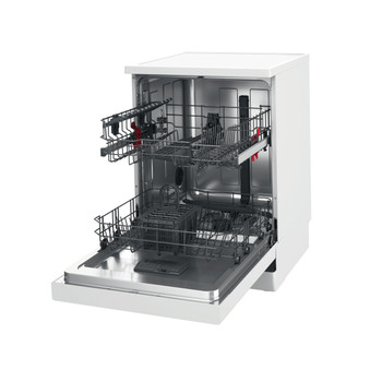 Whirlpool Mosogatógép Szabadonálló WFE 2B19 Szabadonálló F Perspective open