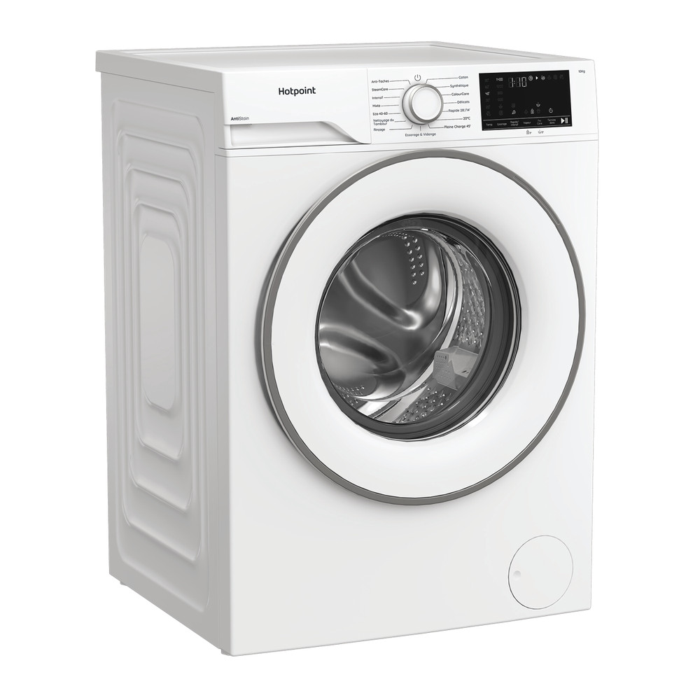 Hotpoint Lave-linge Pose-libre H 101 ANTI STAIN FR Blanc Lave-linge frontal A Perspective
