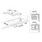 Whirlpool Печка WRD 6030 B Черен Radiant vitroceramic Frontal