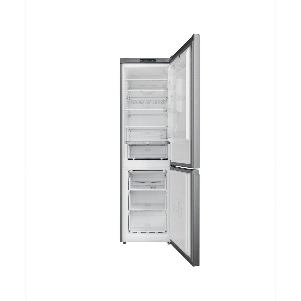 Hotpoint_Ariston Combinație frigider-congelator Neincorporabil HAFC9 TI32SX Saturn Steel 2 doors Frontal open