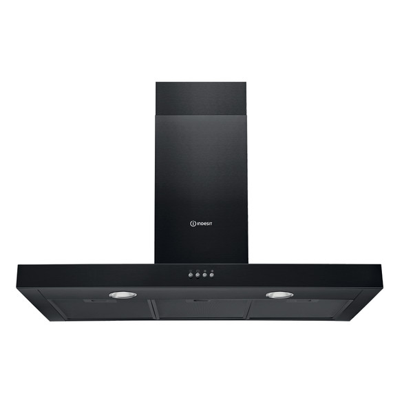 Indesit Dampkap Inbouw IHBS93FLMK Zwart Inbouw Mechanisch Frontal