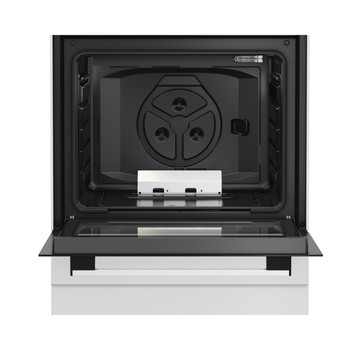 Indesit Fogão I6GGKMW Branco Gás Frontal open