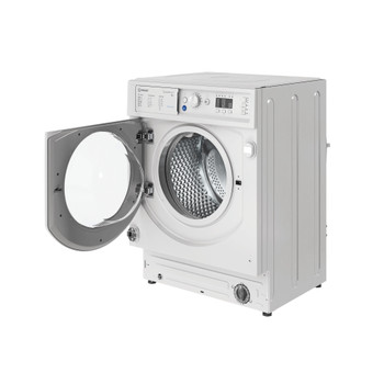 Indesit Máquina de lavar roupa Encastre BI WMIL 81285 EU Branco Carga Frontal B Perspective open