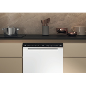 Whirlpool Oppvaskmaskin Frittstående W7U HS51 Under benk B Lifestyle control panel
