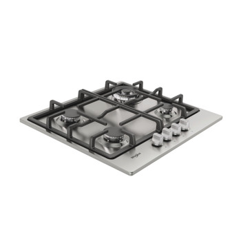 Whirlpool Varná deska TGML 661 IX R Nerez Plynová Perspective