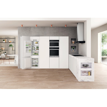 Whirlpool Hűtő/fagyasztó kombináció Beépíthető WHC18 T574 P Fehér 2 doors Lifestyle frontal open