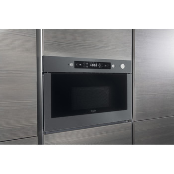 Whirlpool Mikrohullámú sütő Beépíthető AMW 439/IX Rozsdamentes acél Elektromos 22 Mikrohullám+Grill funkció 750 Lifestyle perspective