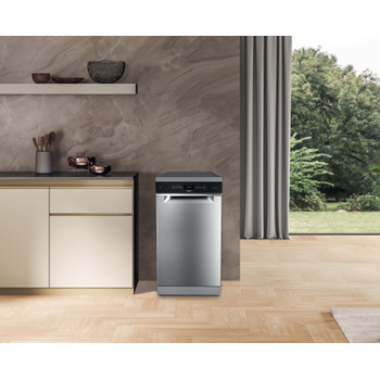 Whirlpool Vaatwasser Vrijstaand WH6FB10BS7A0X Vrijstaand B Lifestyle frontal