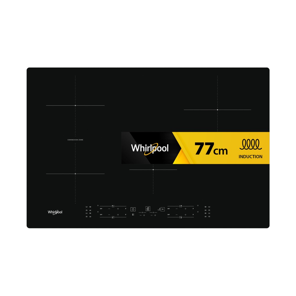 Whirlpool Kookplaat WB B4877 NE Zwart Induction vitroceramic Frontal