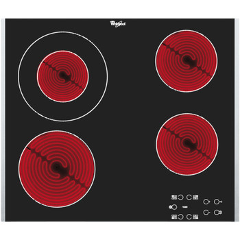Whirlpool Ploča za kuhanje AKT 8130 BA Crna Radiant vitroceramic Frontal