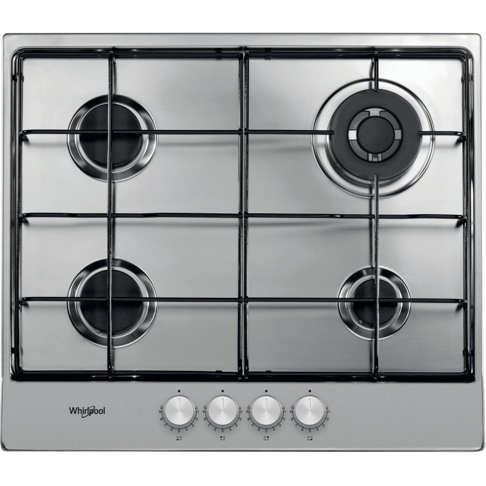 Whirlpool Főzőlap TGML 651 IX Inox Gáz Frontal