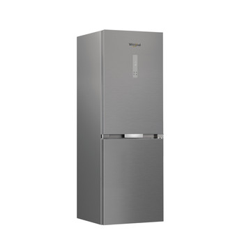 Whirlpool Fridge/freezer combination Freestanding WHK 26363 XP5UK Silver 2 doors Perspective
