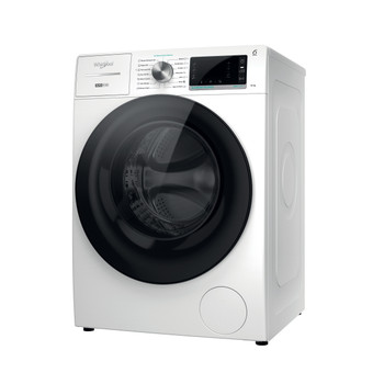 Whirlpool Maşină de spălat rufe Independent W8 W046WB EE Alb Încărcare frontală A Perspective