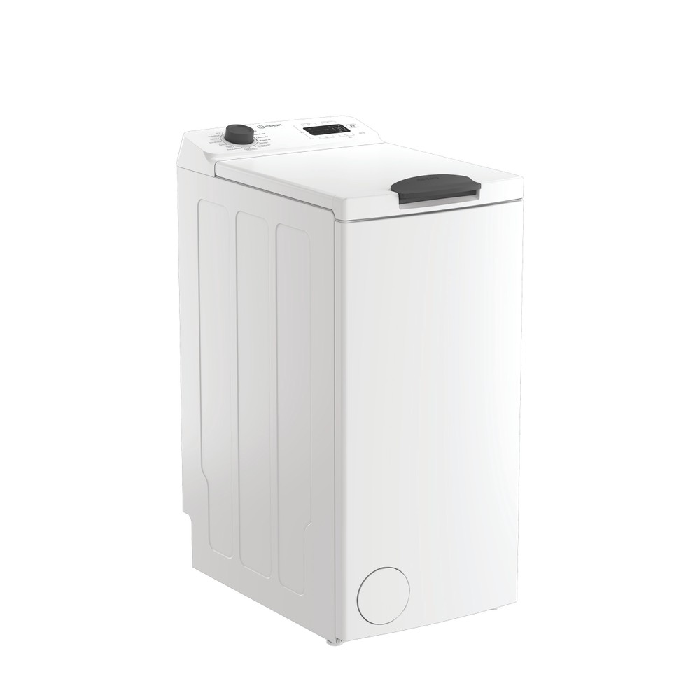 Indesit Pračka Volně stojící TI5512EGMTCS Bílá Vrchem plněná B Perspective