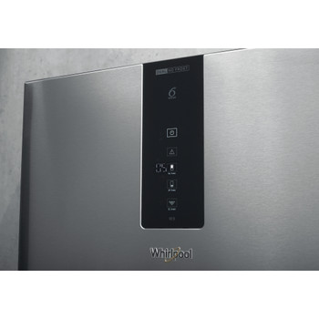 Whirlpool Combinado Livre Instalação W9 931D IX 3 Inox 2 doors Control panel