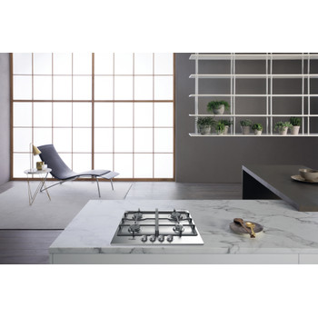 Whirlpool Kookplaat TGML 660 IX NL Rvs Gas Lifestyle frontal top down