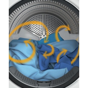 Whirlpool Sušička W7 D84WB EE Biela Drum