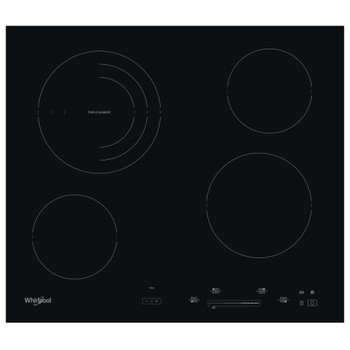 Whirlpool Főzőlap AKT 8900 BA Fekete Radiant vitroceramic Frontal