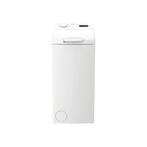 „Indesit“ Skalbimo mašina Laisvai pastatoma TI5512EMTEE Balta Pakraunama iš viršaus B Frontal