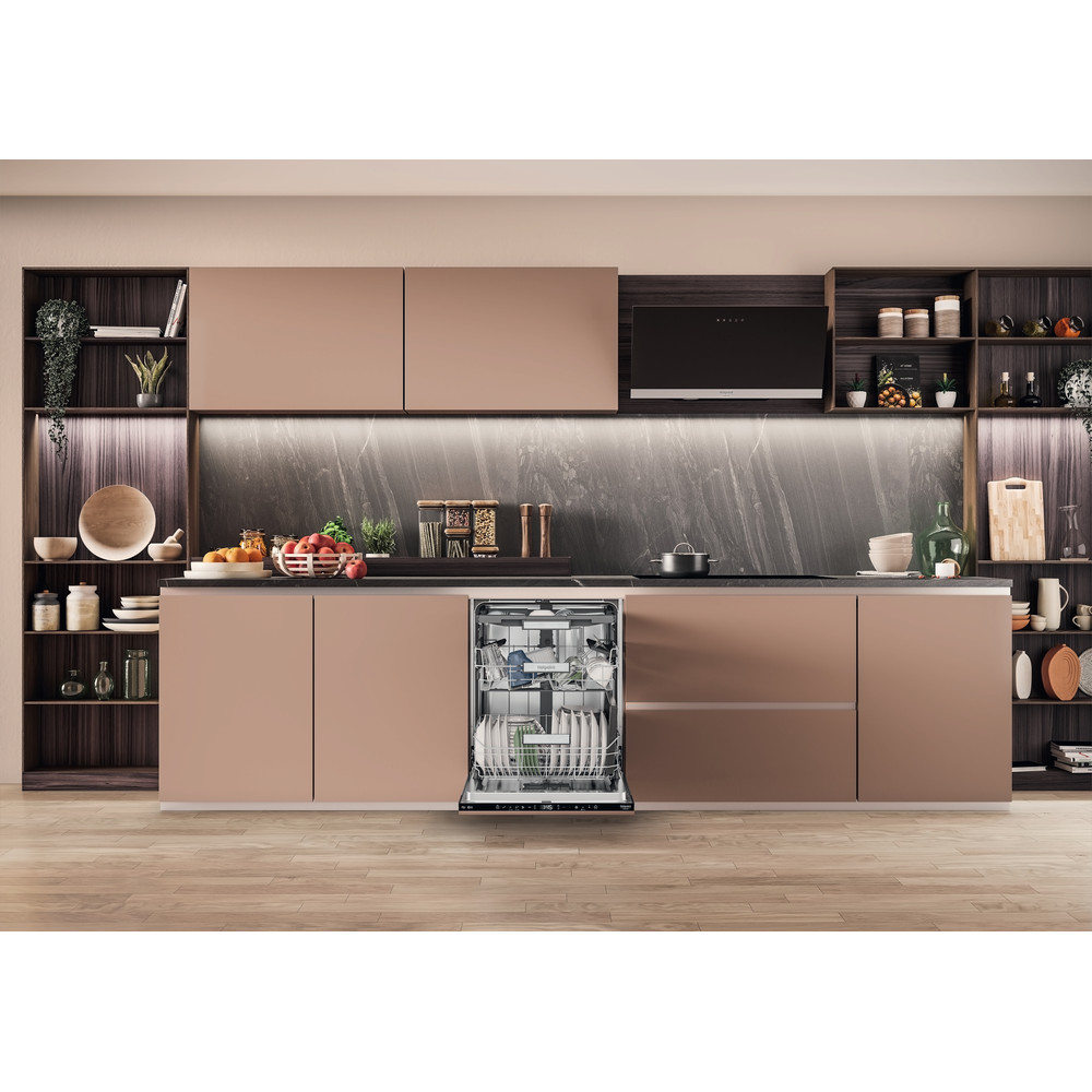 Hotpoint_Ariston Lave-vaisselle Encastrable H7I HT59 L Encastrable B Lifestyle frontal open
