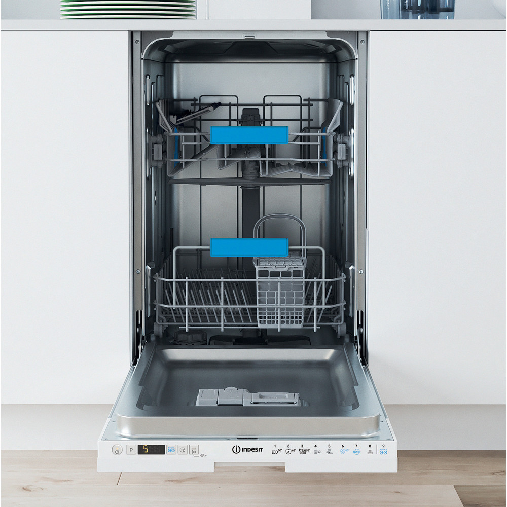 Indesit Πλυντήριο πιάτων Εντοιχιζόμενο IN2IC10BS7A0 Full-integrated C Frontal open
