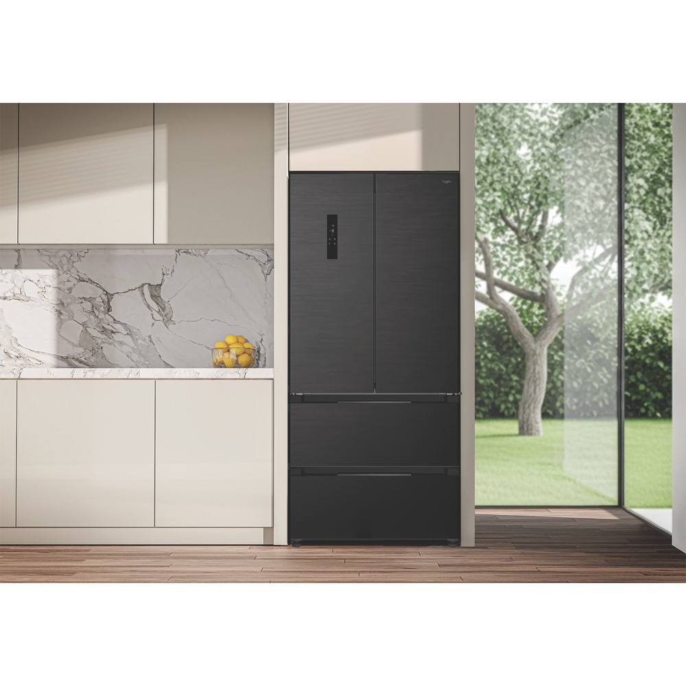 Whirlpool Kombinovaná chladnička s mrazničkou Volně stojící WHG2 6514 XK6E ARC 764 Manhattan Gray 4 doors Lifestyle frontal