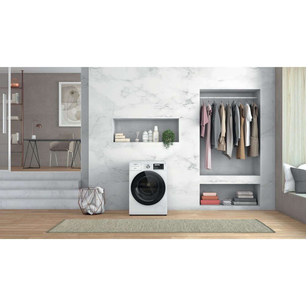 Whirlpool Vaskemaskin Frittstående W8 W046WB EE Hvit Front loader A Lifestyle frontal