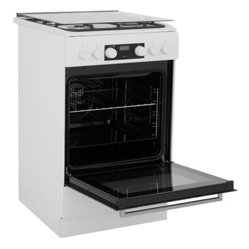 Whirlpool Sporák WS5G8CHW/E/1 Bílá Plynová Perspective open