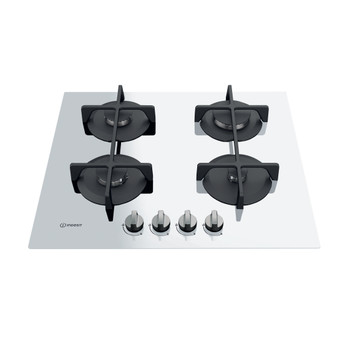 Indesit Placa ING 61T/WH Branco Gás Frontal top down