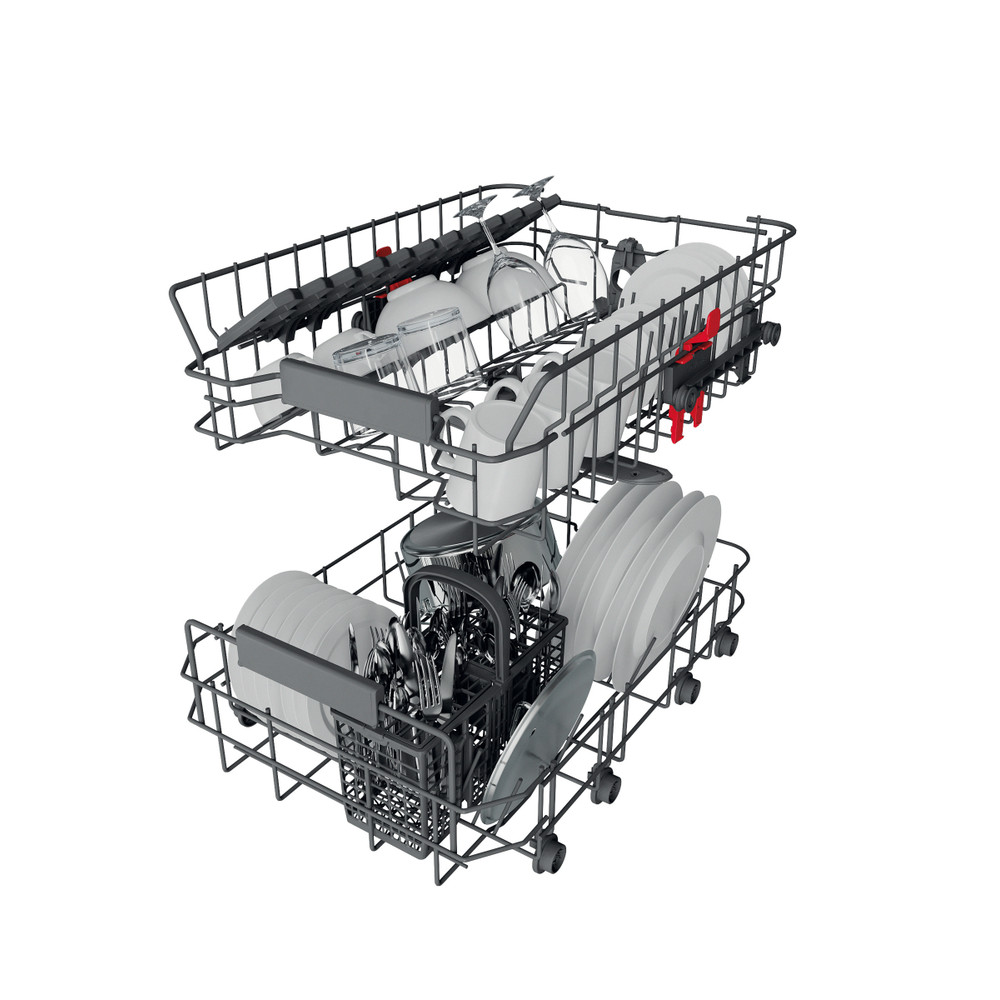 Whirlpool Myčka nádobí Volně stojící WSFO 3B23 P Volně stojící E Rack