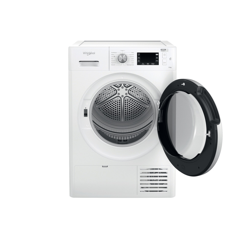 Whirlpool Sèche-linge FFTD M22 9X2BS FR Blanc Frontal open