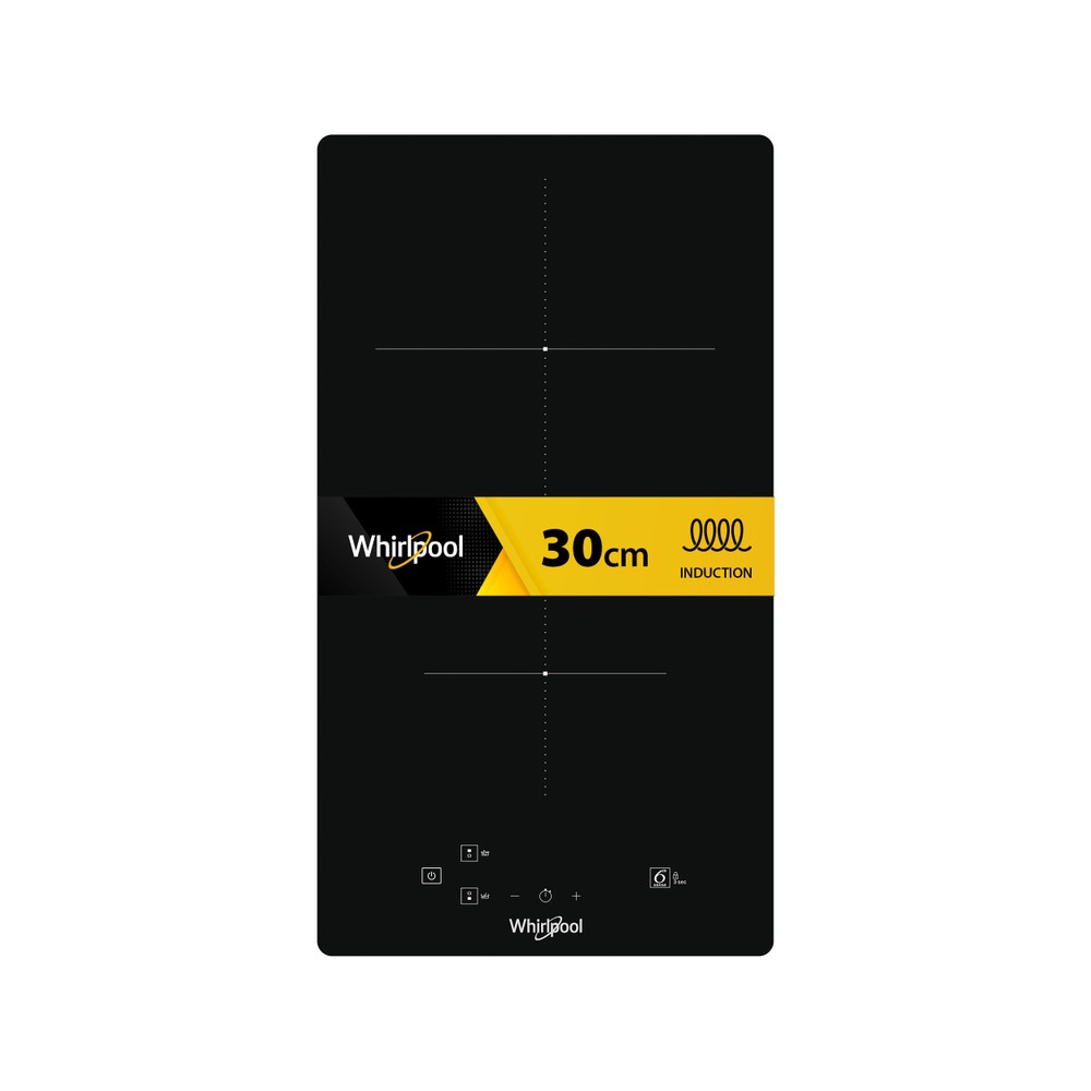 Whirlpool Placa WS Q0530 NE Preto Induction vitroceramic Frontal