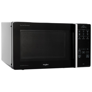 Whirlpool Microgolfoven Vrijstaand MCP 349 BL Zwart Elektronisch 25 Combimicrogolfoven 800 Perspective