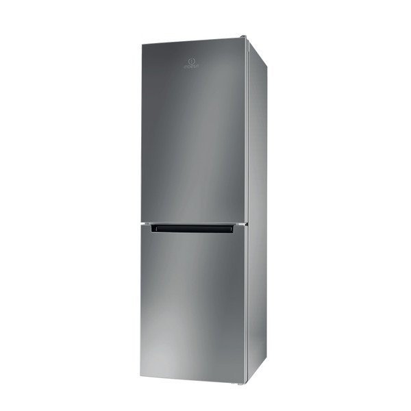 Indesit Kombinacija hladnjaka/zamrzivača Samostojeći LI8 SN2E X Srebrna 2 doors Perspective