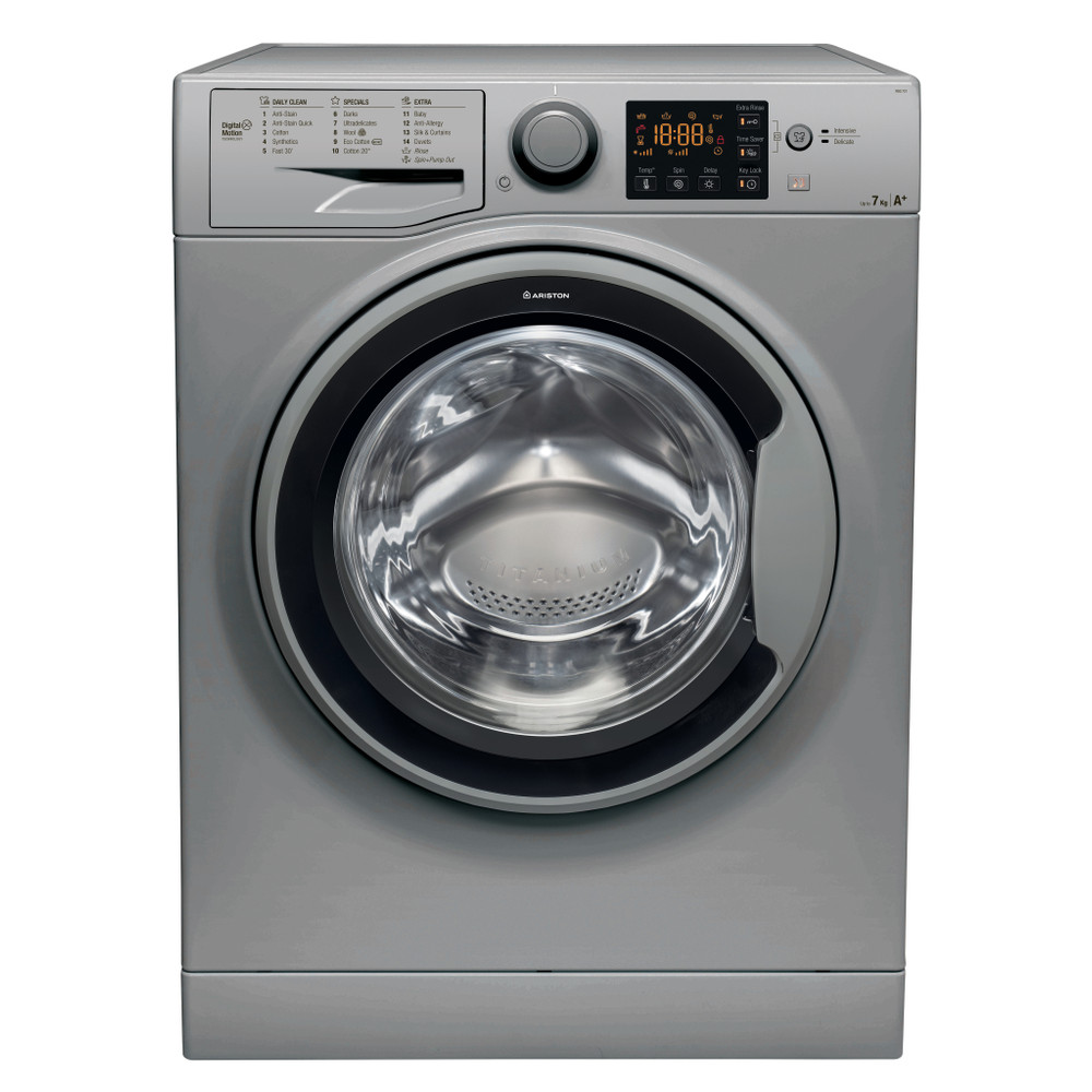 Ariston Washing machine Free-standing RSG 721 SS EX Silver Front loader A+ Frontal