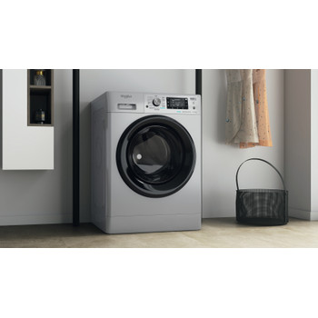 Whirlpool Máquina de lavar e secar roupa Livre Instalação FFWDD 1174269 SBV SPT Prata Carga Frontal Lifestyle perspective