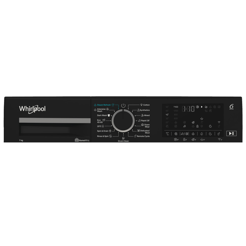 Whirlpool Maşină de spălat rufe Independent WAM 764WKB EE Alb Încărcare frontală A Program