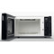 Whirlpool Microwave Samostojni MWP 303 SB Silver Elektronsko 30 Mikrovalovna pečica z grilom 900 Perspective