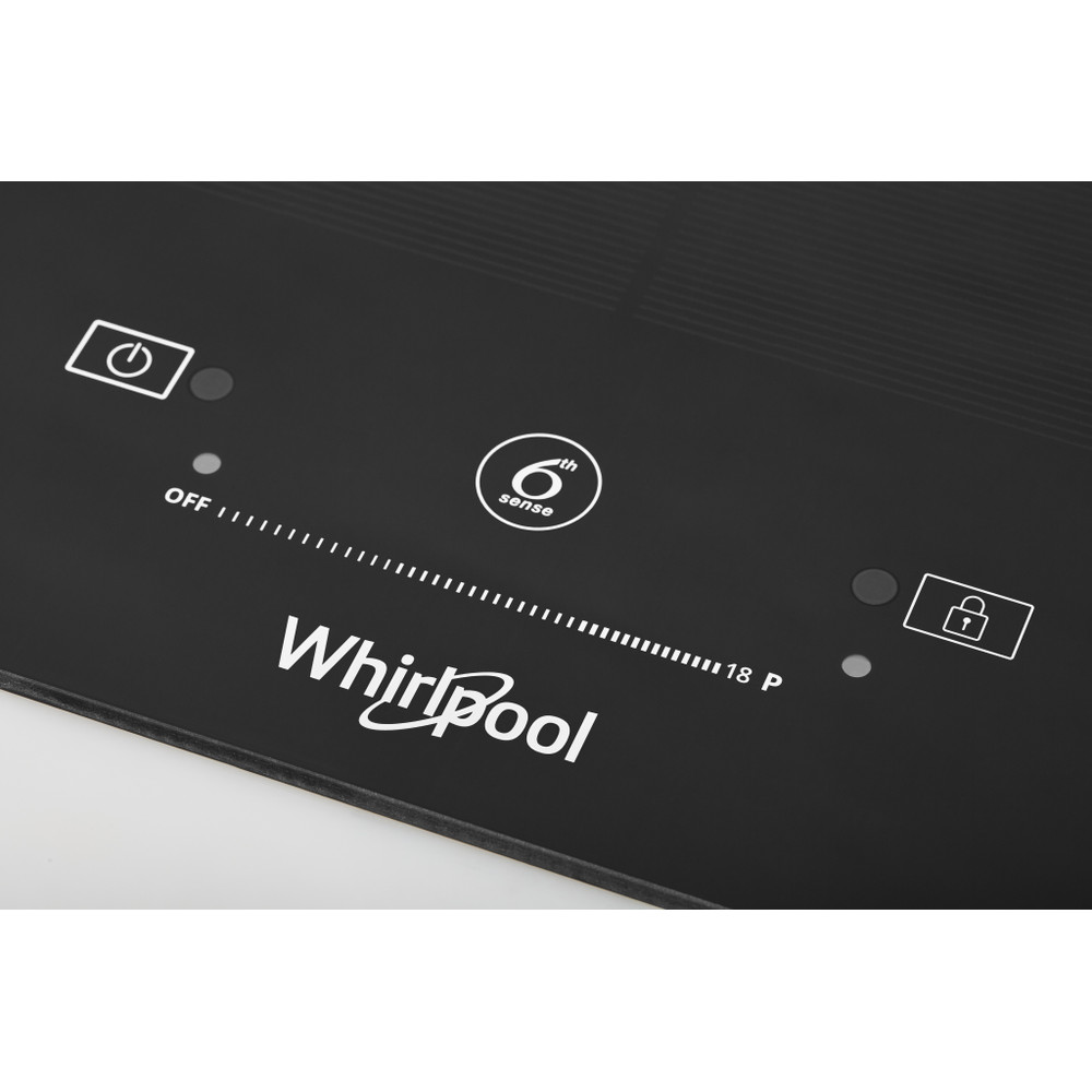 Whirlpool Placa SMP 9010 C/NE/IXL Preto Induction vitroceramic Control panel