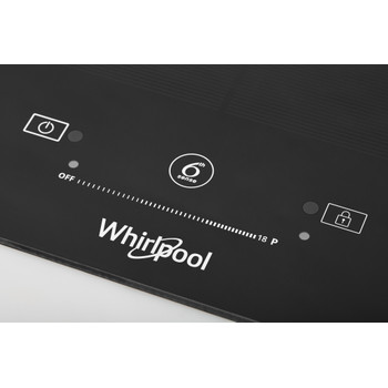 Whirlpool Placa SMP 9010 C/NE/IXL Preto Induction vitroceramic Control panel