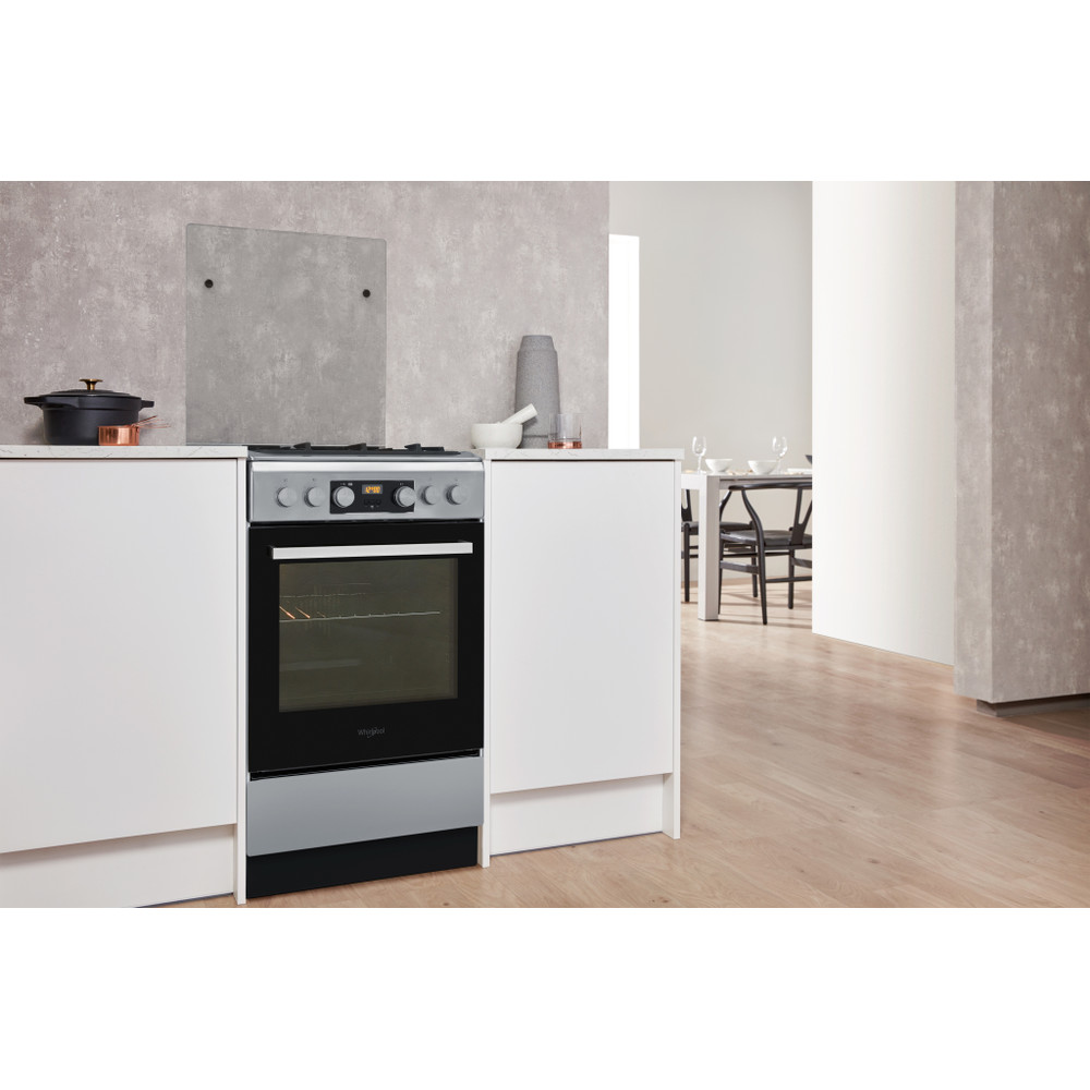 Whirlpool Sporák WS5G8CHX/E/1 Nerezová Plynová Lifestyle perspective