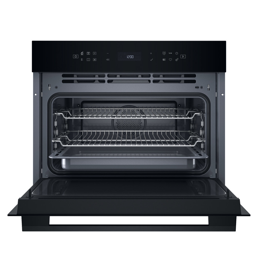 Whirlpool Microgolfoven Inbouw WCW7O7HTSB Zwart Elektronisch 53 Combimicrogolfoven 950 Frontal open