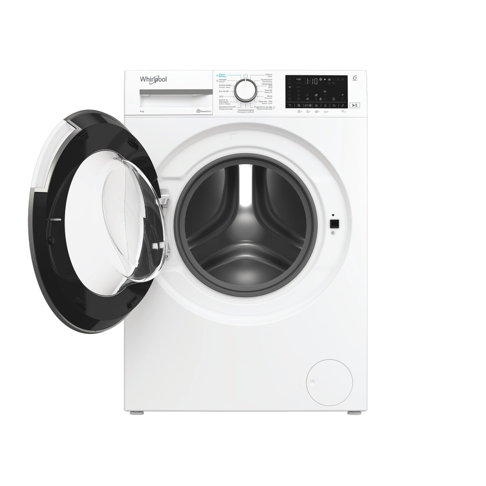Whirlpool Lave-linge Pose-libre WAM 87W BE Blanc Frontal A Frontal open