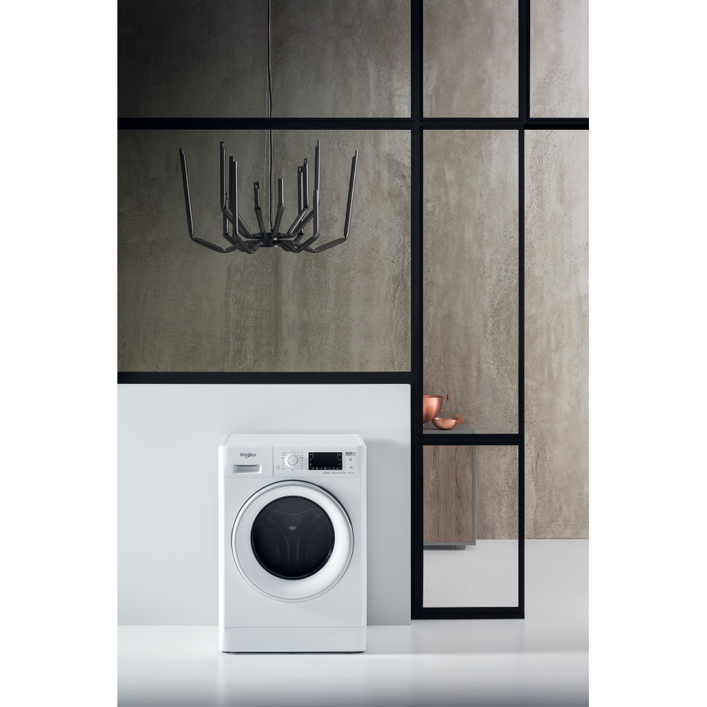 Whirlpool Lavadora secadora Libre instalación FWDD 1071682 WSV EU N Blanco Cargador frontal Lifestyle frontal