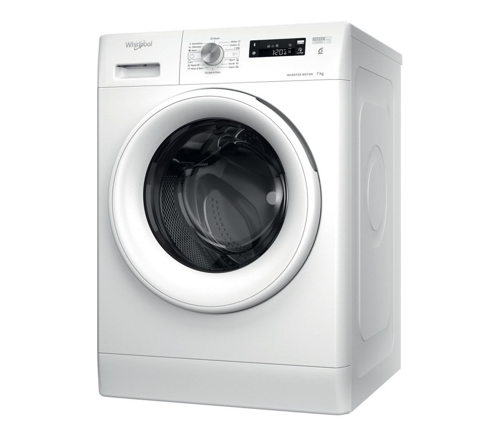 Whirlpool България - Добре дошли - Свободностояща пералня с предно  зареждане Whirlpool: 7,0 кг - FFS 7458 W EE