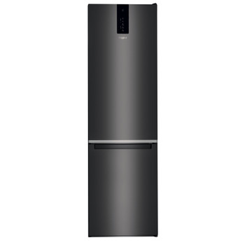 Whirlpool Холодильник з нижньою морозильною камерою. Соло W9 931A KS Чорний/Нержавіюча сталь 2 двері Frontal
